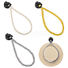 Olycraft 3Pcs 3 Colors Plastic Suction Cup & Cotton Cord Hook Hanger FIND-OC0002-95-1