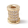 Eco-Friendly Rack Plating Brass Micro Pave Cubic Zirconia Beads KK-F835-24B-G-1