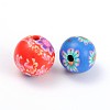 Handmade Polymer Clay Beads X-FM8mmY-2