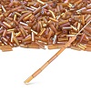 AB Color Plated Glass Bugle Beads X-SEED-R012-162C-3