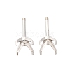 304 Stainless Steel Stud Earring Findings STAS-B091-02A-05P-1