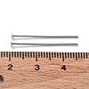 Rhodium Plated 925 Sterling Silver Flat Head Pins STER-M117-03D-P-3