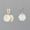 Natural Quartz Crystal Double Terminated Pointed Pendants G-P049-05G-3