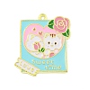 Valentine's Day Alloy Enamel Pendants ENAM-Z015-03G-03-1