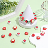 20Pcs 4 Styles Christmas Theme Handmade Porcelain Beads PORC-PA0001-65-4