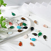 Fashewelry 24pcs 12 Styles Natural & Synthetic Gemstone Pendants G-FW0001-33-6