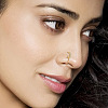 Brass Micro Pave Clear Cubic Zirconia Clip on Nose Rings WG03BCA-17-1