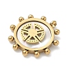 304 Stainless Steel with Synthetic Shell Pendants STAS-G374-02G-2