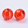 Transparent Acrylic Beads X-TACR-Q254-8mm-V12-3