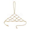 Brass Cable Chains Ring Bracelets for Women BJEW-JB11484-01-1