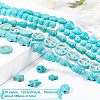 Olycraft 10 Strands 10 Style Synthetic Turquoise Beads Strands G-OC0002-14-4