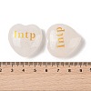 Natural Quartz Crystal Heart Engraving MBTI Figurines Statues for Home Office Desk Decorations G-K353-05F-3