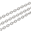 Tarnish Resistant 304 Stainless Steel Cable Chains X-CHS-Q001-15-100m-1