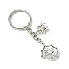 Tibetan Style Alloy Pendants Keychain KEYC-JKC00831-4