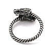 304 Stainless Steel Open Rings RJEW-B055-08AS-3