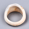 Resin Finger Rings X-RJEW-N033-008-B01-4