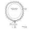 Alloy Ring Link Textured Cross Pendant Necklaces for Women FS-WGA4DD0-01-2