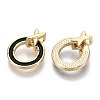 Brass Enamel Charms KK-S356-085B-NF-2