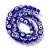 Handmade Evil Eye Lampwork Beads Strands LAMP-F024-01B-01-3