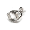 304 Stainless Steel Pendant Bails KK-F364-01P-2