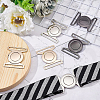 BENECREAT 6Sets 3 Colors Zinc Alloy Side Release Buckles FIND-BC0002-43-6