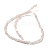 Natural Rose Quartz Beads Strands G-M420-H01-03-3