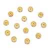 Brass Rhinestone Spacer Beads RB-A006-6MM-G-2