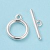 Eco-friendly Brass Toggle Clasps KK-D082-14S-2