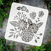 PET Hollow Out Drawing Painting Stencils DIY-WH0391-0050-3