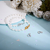 2Pcs 2 Colors 925 Sterling Silver Micro Pave Clear Cubic Zirconia Twister Clasps STER-DR0001-10-4
