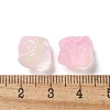 Baking Painted Transparent Glass Beads GLAA-C035-01J-3