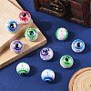 10Pcs Printed Acrylic Beads OACR-YW0005-02-4
