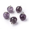 Natural Amethyst Pendants G-E513-A02-2