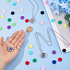 3Pcs 3 Styles Stainless Steel Hollow Essential Oil Diffuser Locket Pendant Necklaces NJEW-HS0001-26C-3