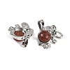 Synthetic Goldstone Pendants G-I374-A-P08-2