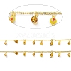 Real 18K Gold Plated Brass Curb Chains CHC-C001-15G-2