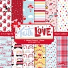 24 Sheets 12 Styles Scrapbook Paper Pads VALE-PW0001-145-1
