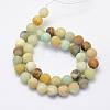 Natural Flower Amazonite Beads Strands G-G697-F05-10mm-2