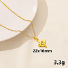 Stylish Stainless Steel Bird Pendant Necklace for Women GL2077-4-1