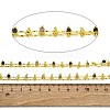 Handmade Faceted Natural Gemstone Beaded Chains CHC-L050-01G-08-2