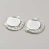 Alloy Pendant Cabochon Settings FIND-WH0165-14S-2