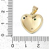 Brass With Enamel And Cubic Zirconia KK-Q005-01G-3