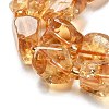 Natural Citrine Beads Strands G-H074-C02-02-4