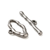 Non-Tarnish 304 Stainless Steel Toggle Clasps STAS-Q324-01P-2