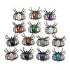 Natural & Synthetic Mixed Gemstone Pendants G-G147-05AS-1