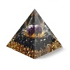 Orgonite Pyramid Resin Energy Generators DJEW-D013-02C-2