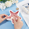 Starfish Ceramic Jewelry Plate AJEW-WH0258-959-3