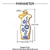 Printed 304 Stainless Steel with Enamel Pendants SA-OY002-97G-2