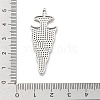 Brass Micro Pave Clear Cubic Zirconia Pendants KK-L228-41P-3