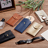  5Pcs 5 Colors Rectangle Imitation Leather Single Watch Storage Bag ABAG-NB0002-03-5